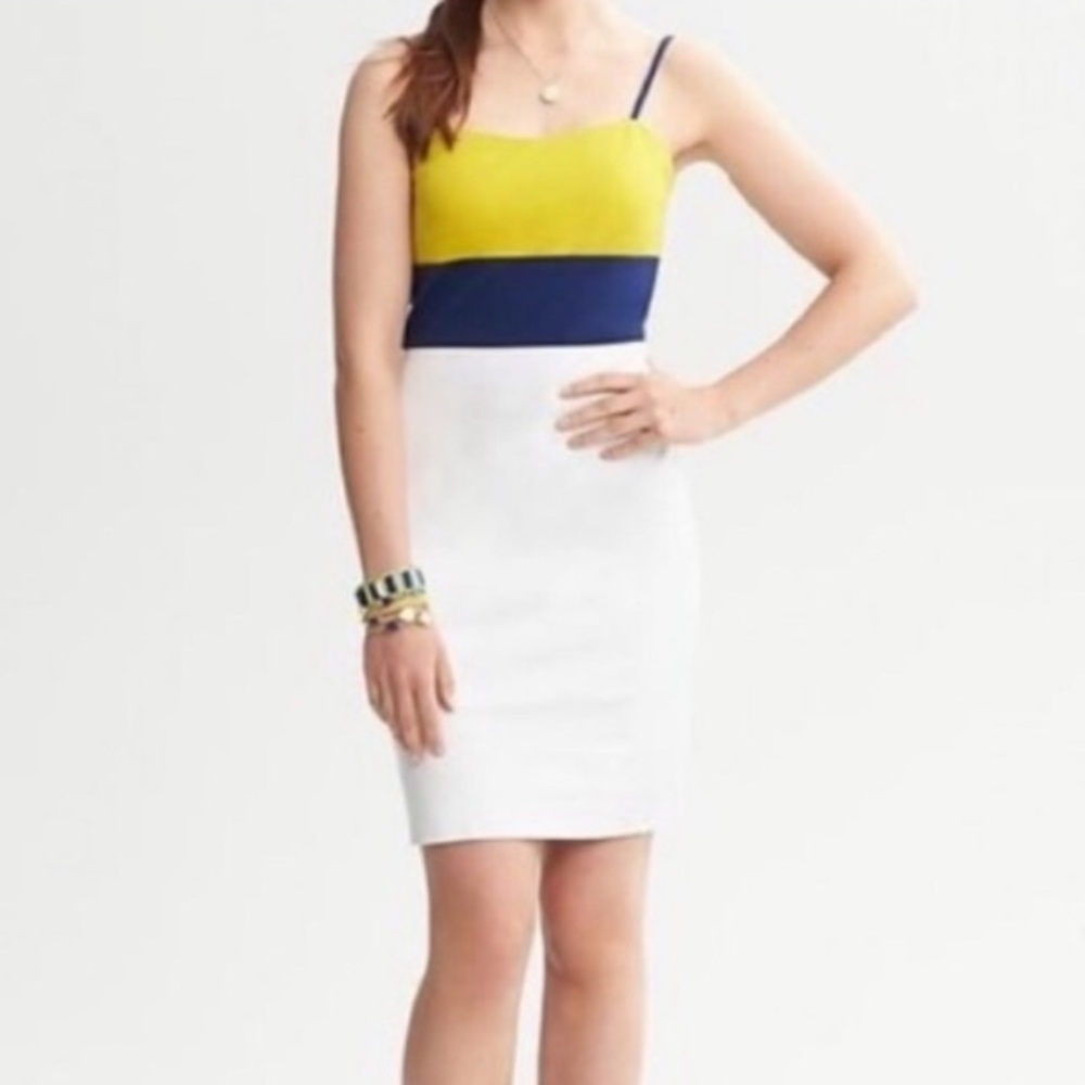 Banana Republic Spaghetti strap cocktail dress
